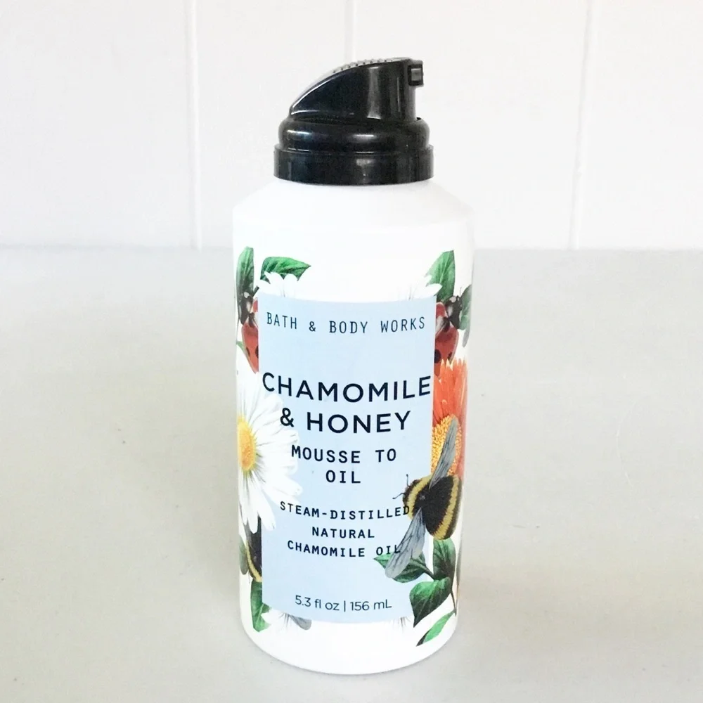 Bath & Body Works Chamomile & Honey Mousse to Oil 5.3 Oz
